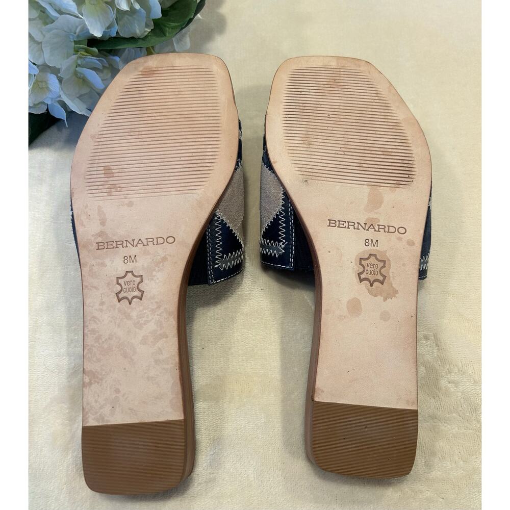 Bernardo Ombre Patchwork Wedge Slide, Size 8M - Picture 6 of 7